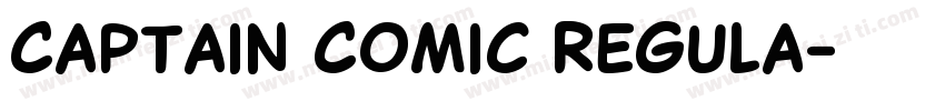 Captain Comic Regula字体转换